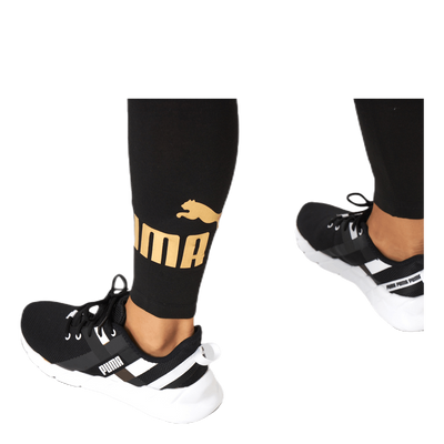 ESS Logo Leggings Black/Gold