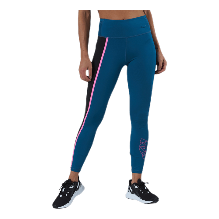 Train Shine High Rise 7/8 Tight Blue