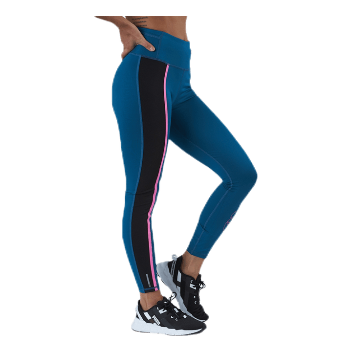 Train Shine High Rise 7/8 Tight Blue