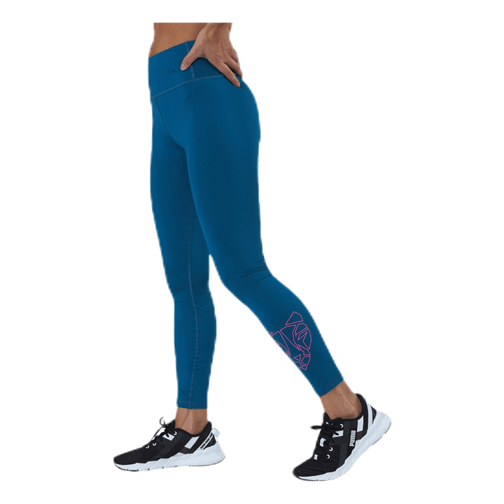 Train Shine High Rise 7/8 Tight Blue