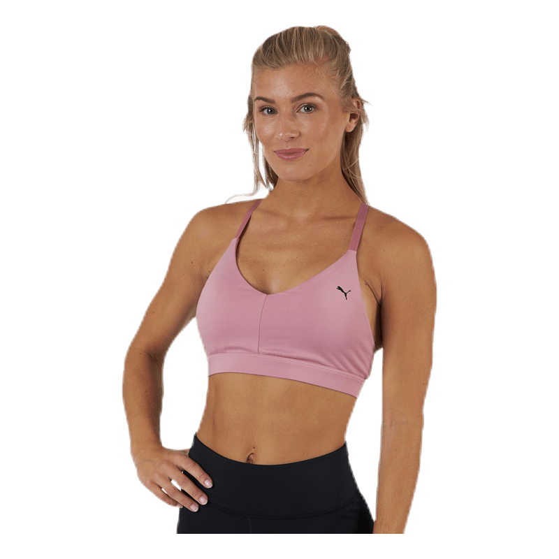 Low Impact Strappy Bra Pink
