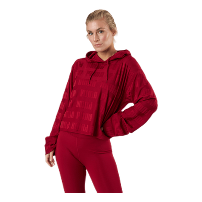 Train First Mile Mono Hoodie Red