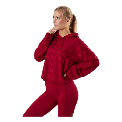 Train First Mile Mono Hoodie Red