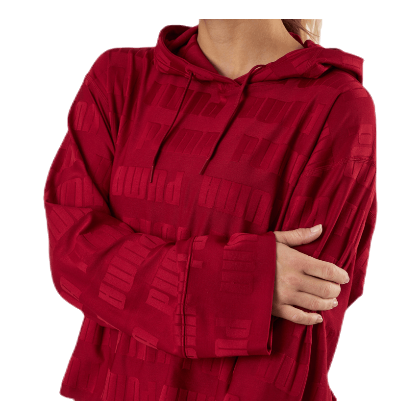 Train First Mile Mono Hoodie Red