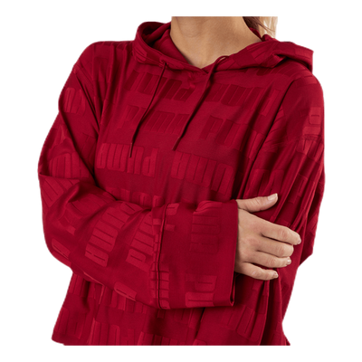 Train First Mile Mono Hoodie Red