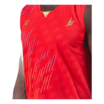Lin Dan Match Shirt Red