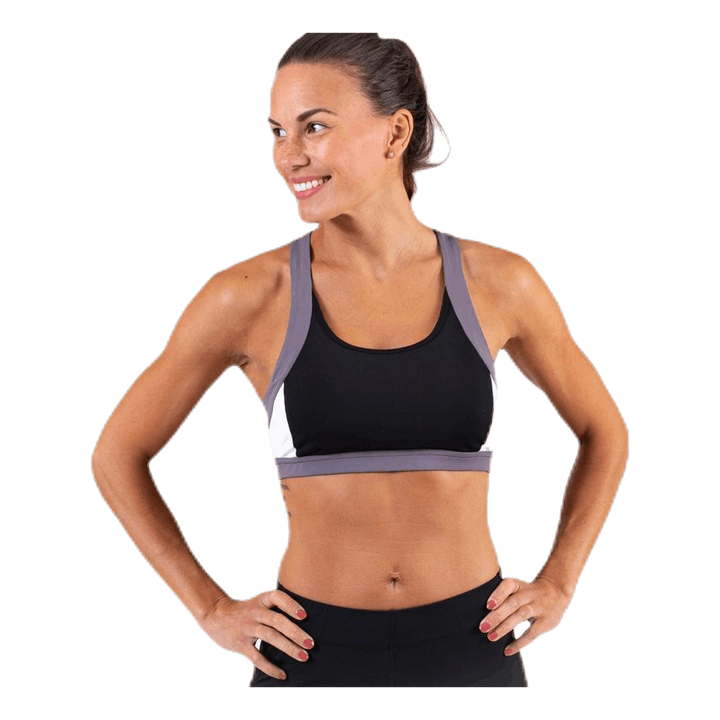 Color Block Bra 2 Black
