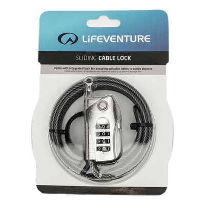 Sliding Cable Lock Black