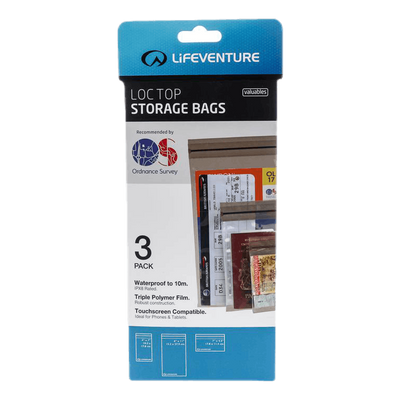 DriStore LocTop Bags - For Valuables White/Black