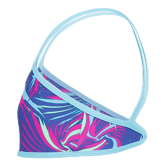 Colour Melt Allover Crop 2 Piece Blue