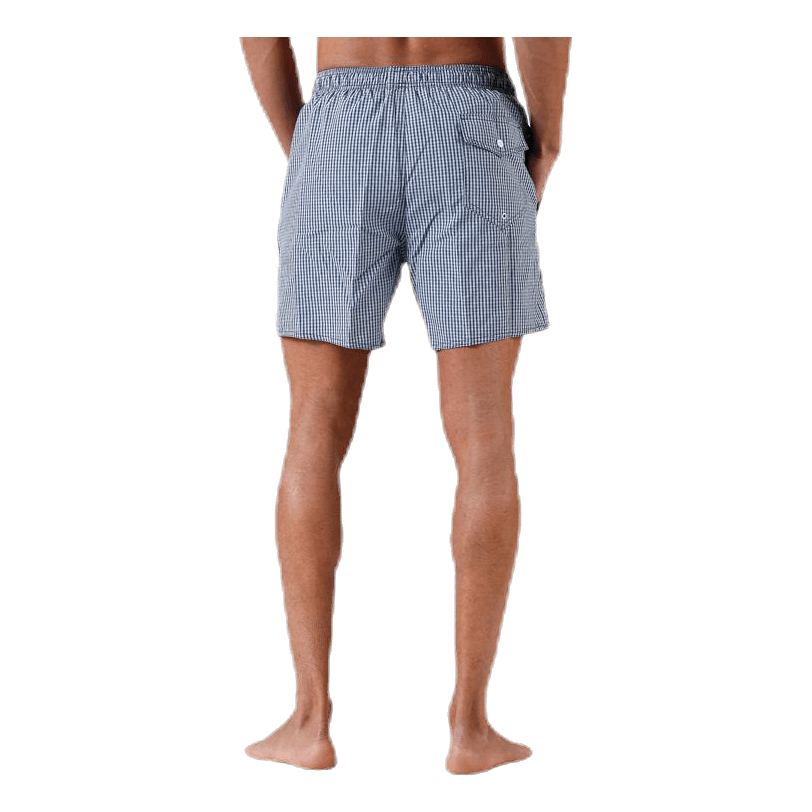 Stripe Leisure 16" Watershort Blue/White