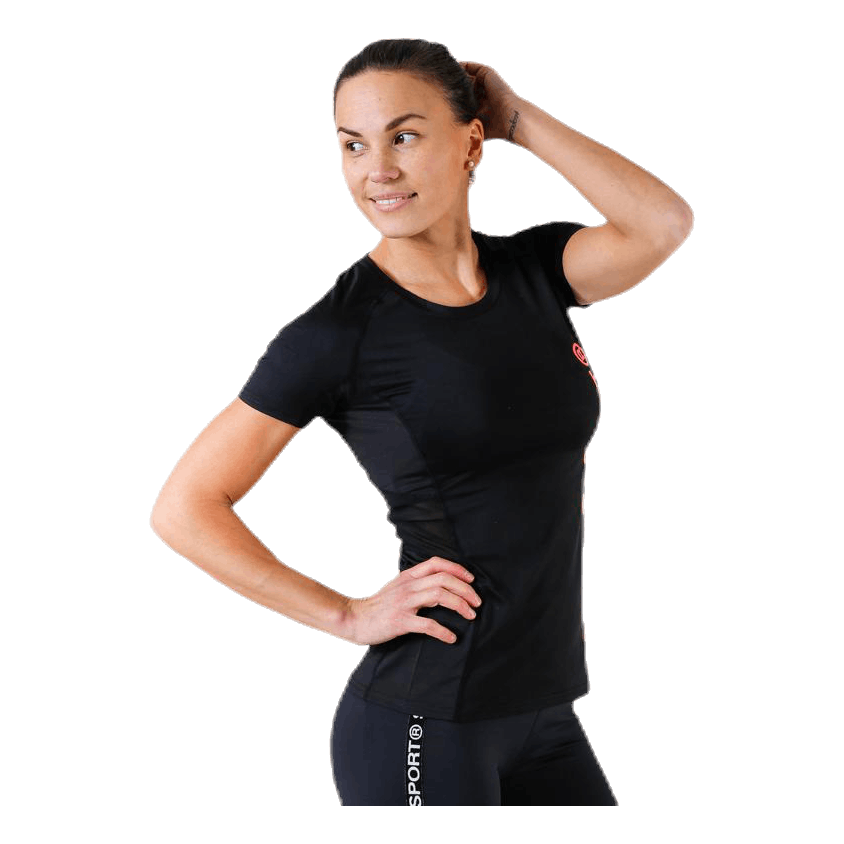 Core Mesh Tee Black