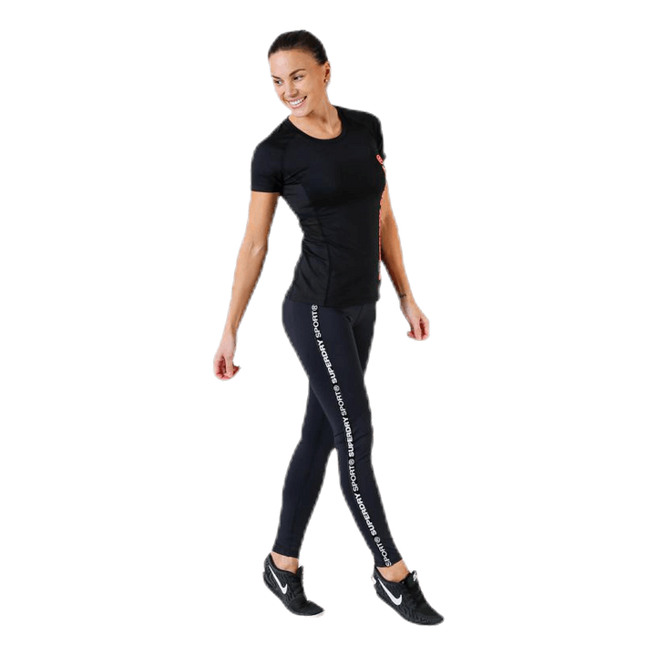 Core Mesh Tee Black