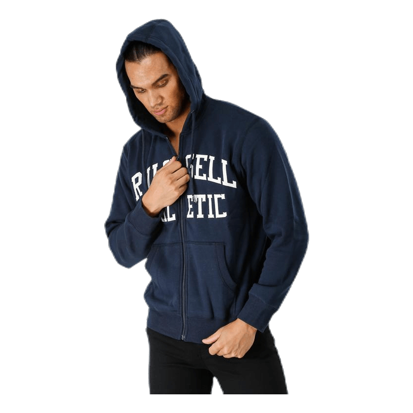 Zip Through Tackle Twill Hoody Blue