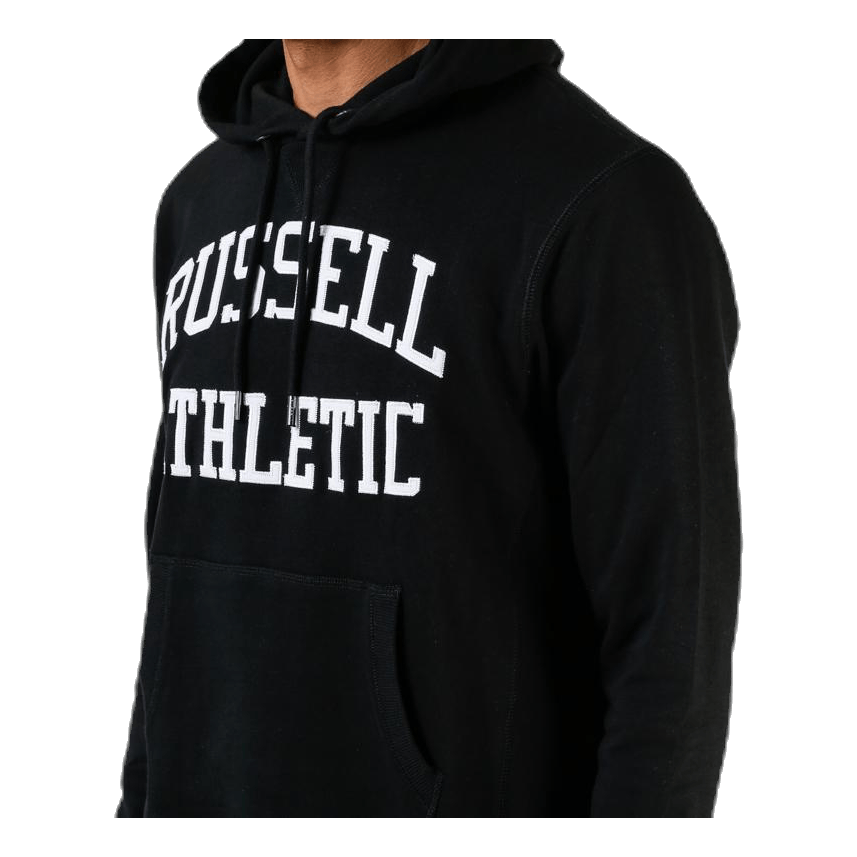 Iconic Twill Hoodie Black