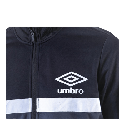 Panelled Track Top Black
