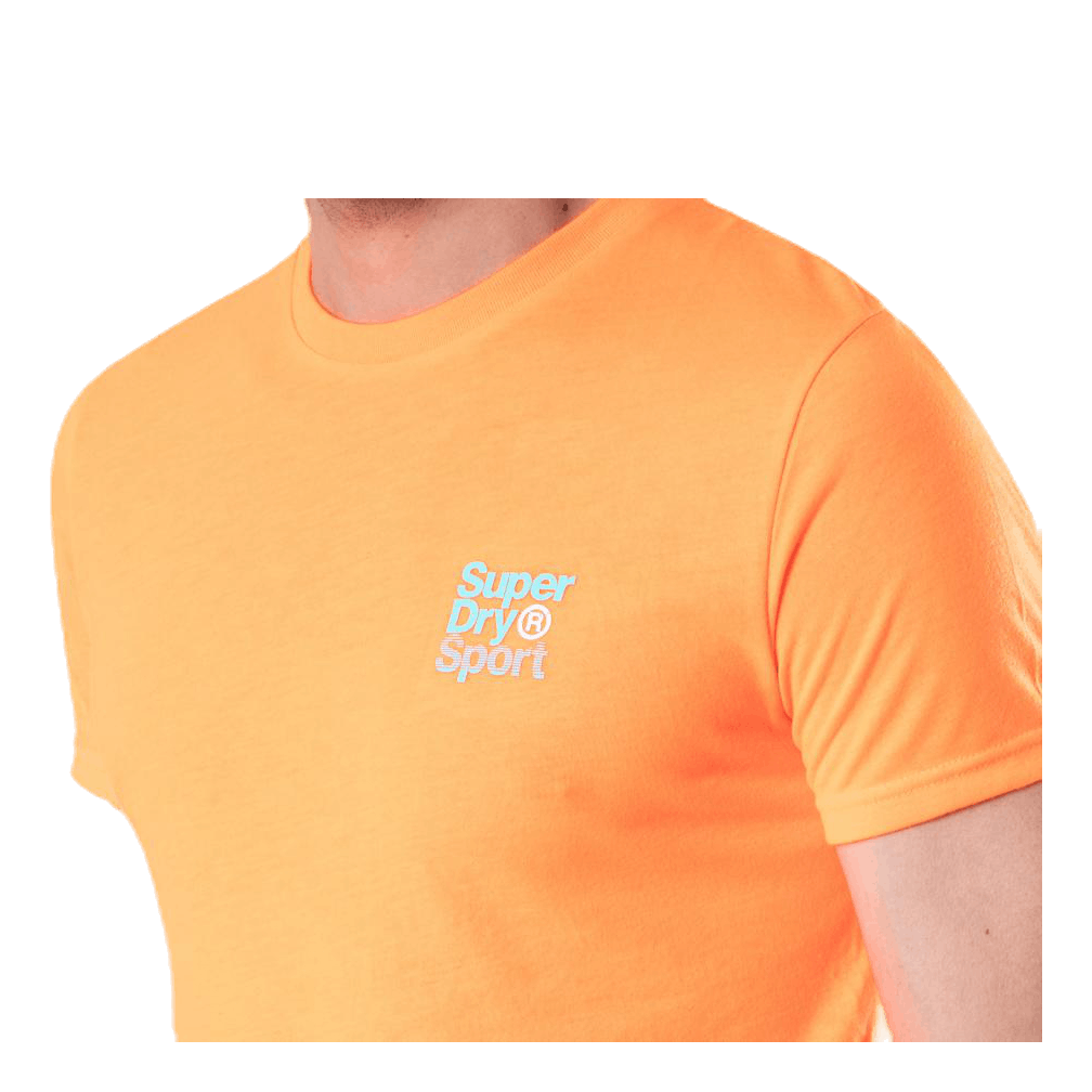 Core Sport Small Logo Tee Orange