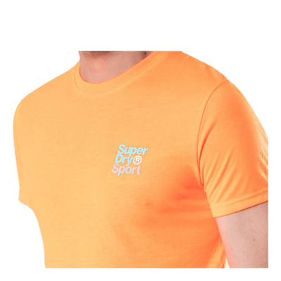 Core Sport Small Logo Tee Orange