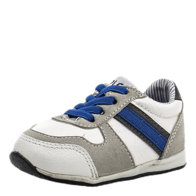 Baby Low Sneakers White/Grey