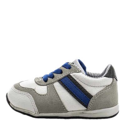 Baby Low Sneakers White/Grey
