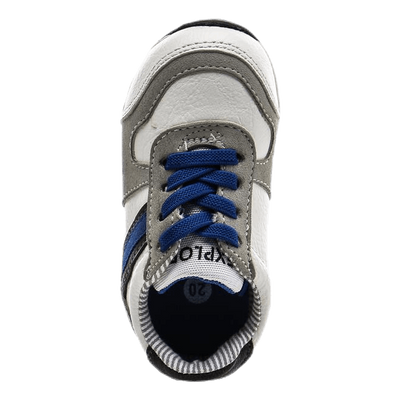 Baby Low Sneakers White/Grey