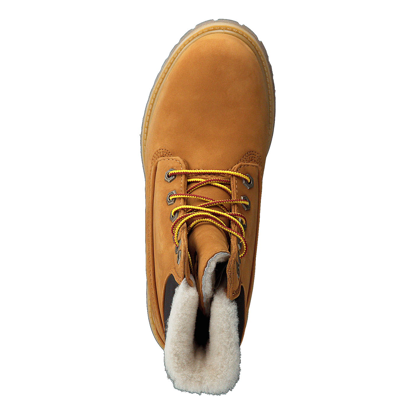 6 Inch Premium Shearling Lined Wheat Nubuck