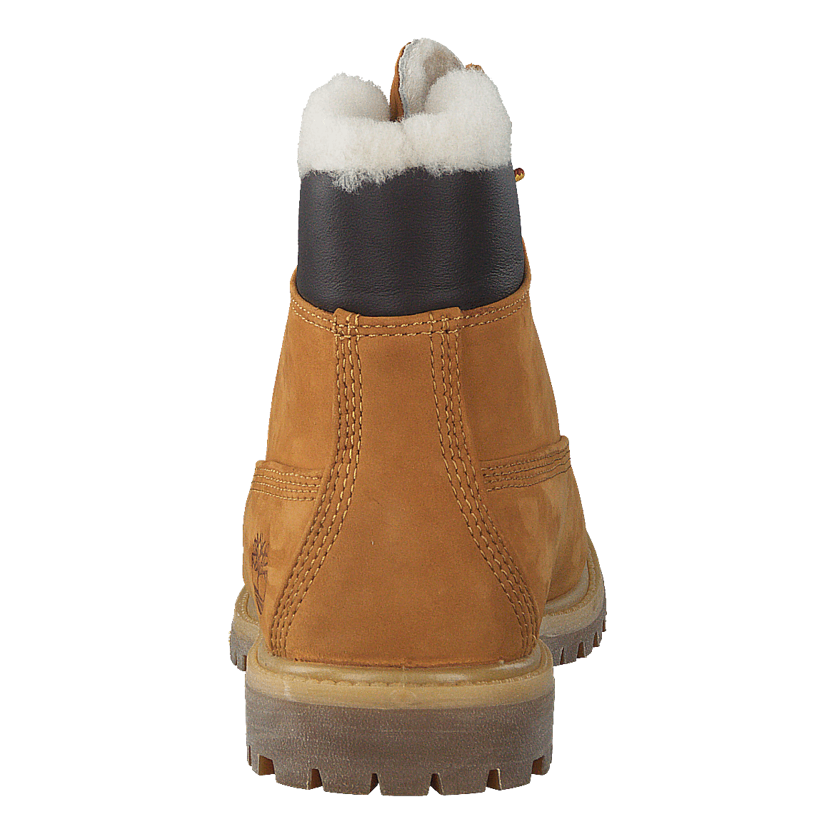 6 Inch Premium Shearling Lined Wheat Nubuck