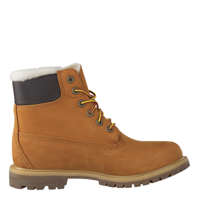 6 Inch Premium Shearling Lined Wheat Nubuck