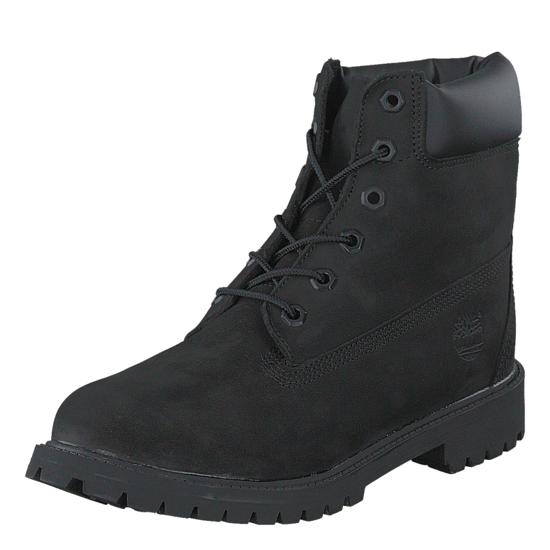 6 Inch Premium Waterproof Black Nubuck Mono