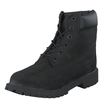 6 Inch Premium Waterproof Black Nubuck Mono