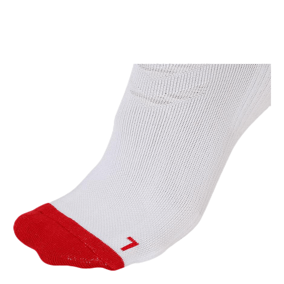 Elite Indoor Sock High White/Red