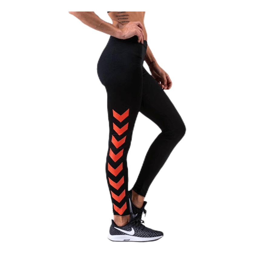 Lily Tights Patterned/Black