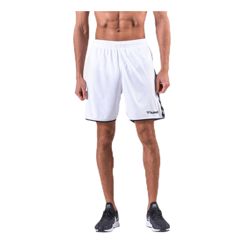 Authentic Poly Shorts White