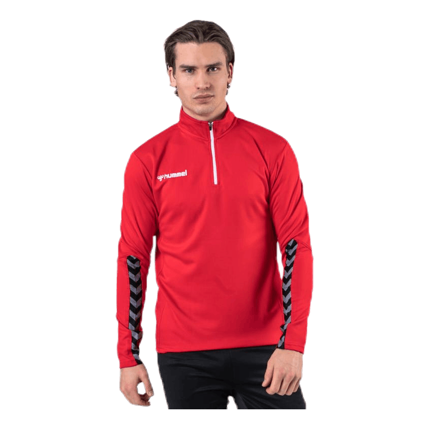 Authentic Half Zip Sweatshirt Red