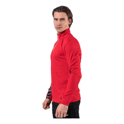 Authentic Half Zip Sweatshirt Red