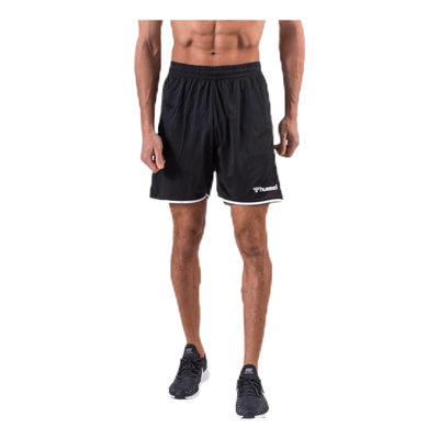Authentic Poly Shorts White/Black