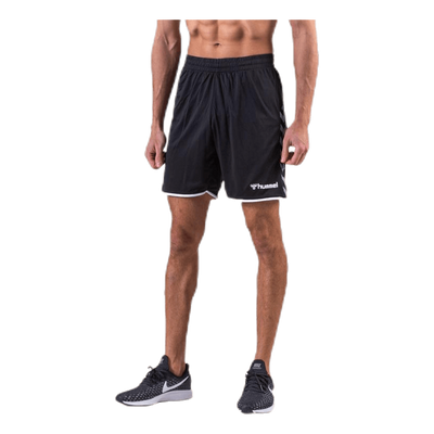 Authentic Poly Shorts White/Black