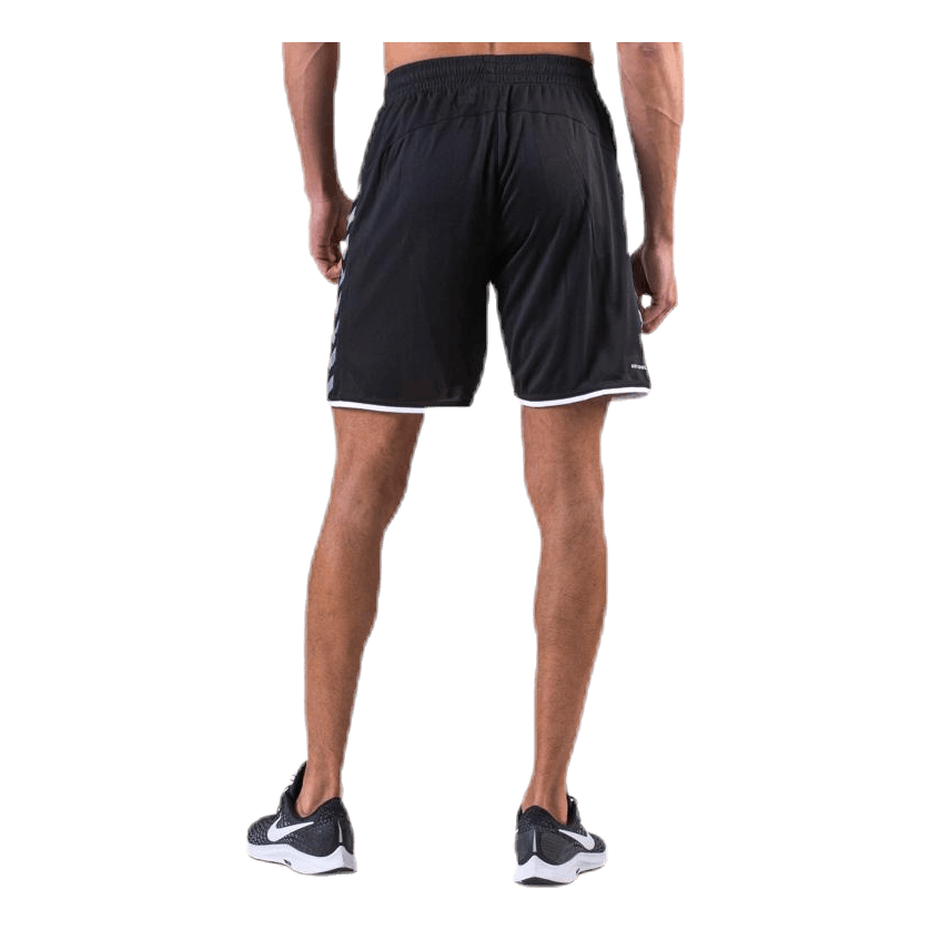 Authentic Poly Shorts White/Black