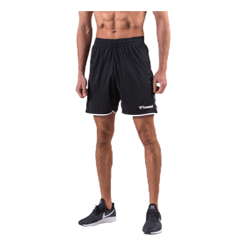 Authentic Poly Shorts White/Black