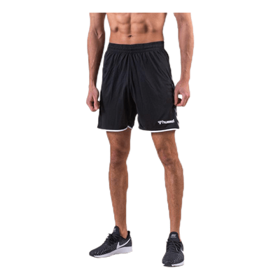 Authentic Poly Shorts White/Black
