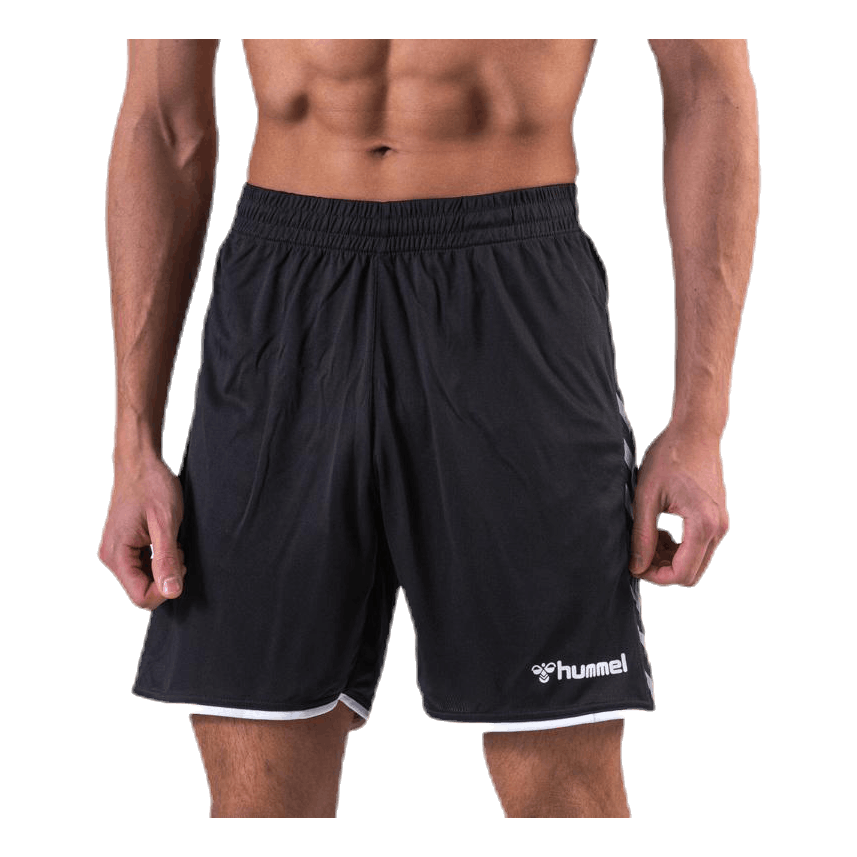 Authentic Poly Shorts White/Black