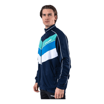 Liam Zip Jacket Blue/White