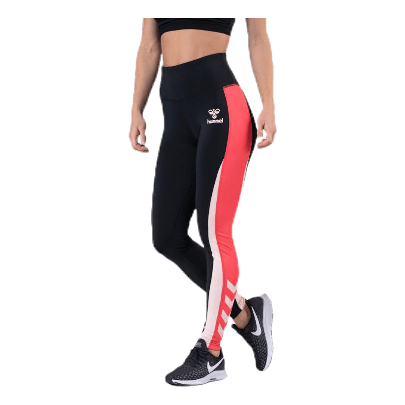 Oliza High Waist Tights Pink/Black