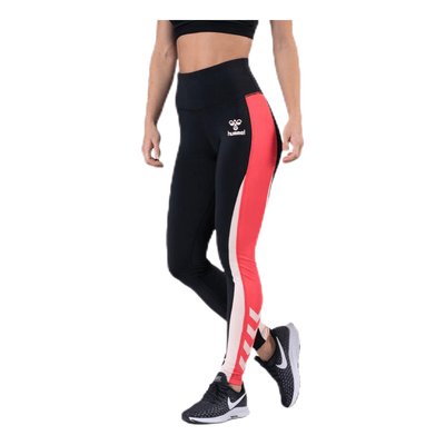 Oliza High Waist Tights Pink/Black