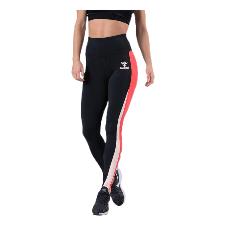 Oliza High Waist Tights Pink/Black