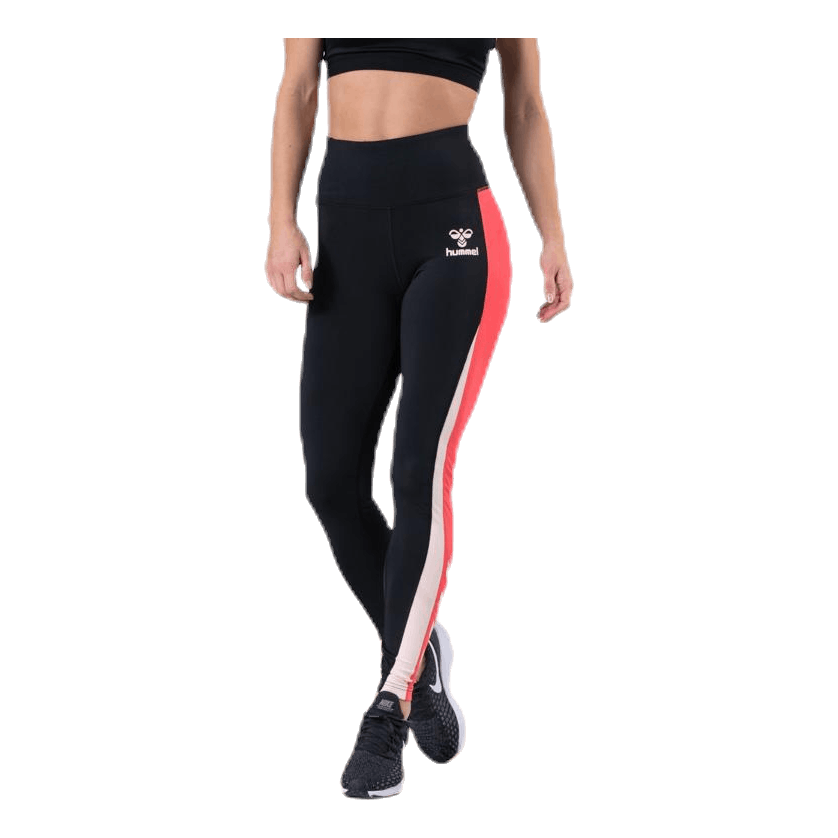 Oliza High Waist Tights Pink/Black