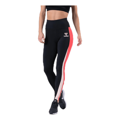 Oliza High Waist Tights Pink/Black