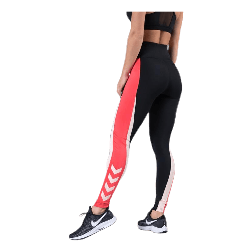Oliza High Waist Tights Pink/Black