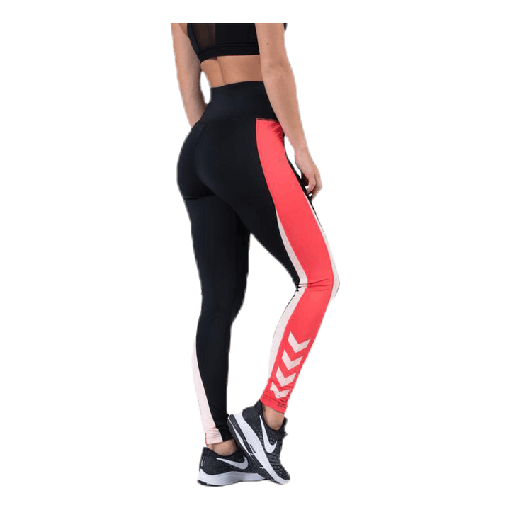 Oliza High Waist Tights Pink/Black