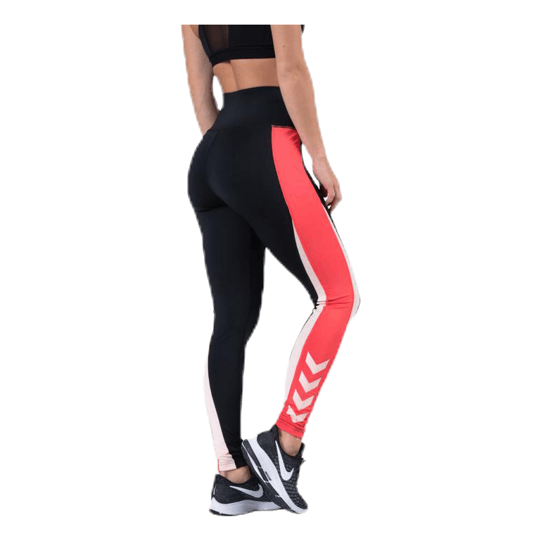 Oliza High Waist Tights Pink/Black
